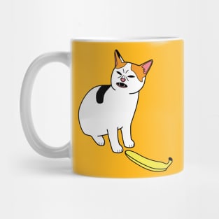 Cat No Banana Meme Mug